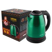 Чайник МАТРЕНА МА-002 1,8л, зеленый стальной