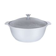 Кастрюля-жаровня 4л Kukmara ж40 алюм. б/покрытия, крышка металл