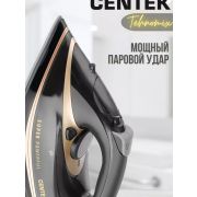 Утюг Centek CT-2309 2800 Вт, вертикальное отпаривание 270мл, Керамическая подошва, Самоочистка