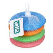 Набор губок для мытья посуды, d11см