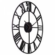 Часы настенные 40*22 001 «Лофт» черный, металл