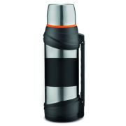 Термос LARA 04-62 2л, двойные стенки, пластиковая ручка/ремешок, сито для заваривания