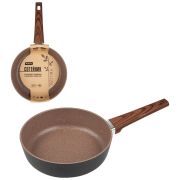 Сковорода Mallony NATURA 24 см, алюминий, мраморное покрытие