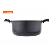 Кастрюля SCOVO Consul 2,5л RC-024 черн,алюмин,антипригарн,крышка стекл