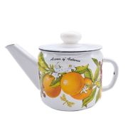 Чайник заварочный 1 л , С-2707П2/4Рч, Фруктовая фантазия, эмаль /г.Лысьва/