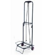 Тележка BX-15ZP-2 черная, пластик, колеса (гр/п.15кг), притяжн. ремень в комплекте, 25х32х84см